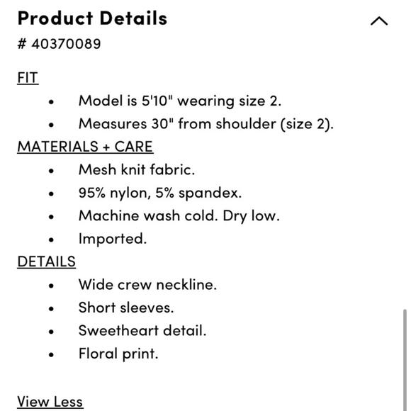 Torrid multi floral Stretch Mesh Crew Neck Ruched Top - Picture 6 of 10